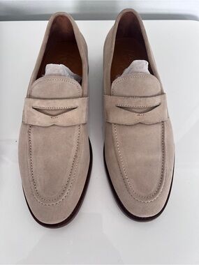 Brooks Brothers Mens Greenwich Penny Loafer Suede Size 10US